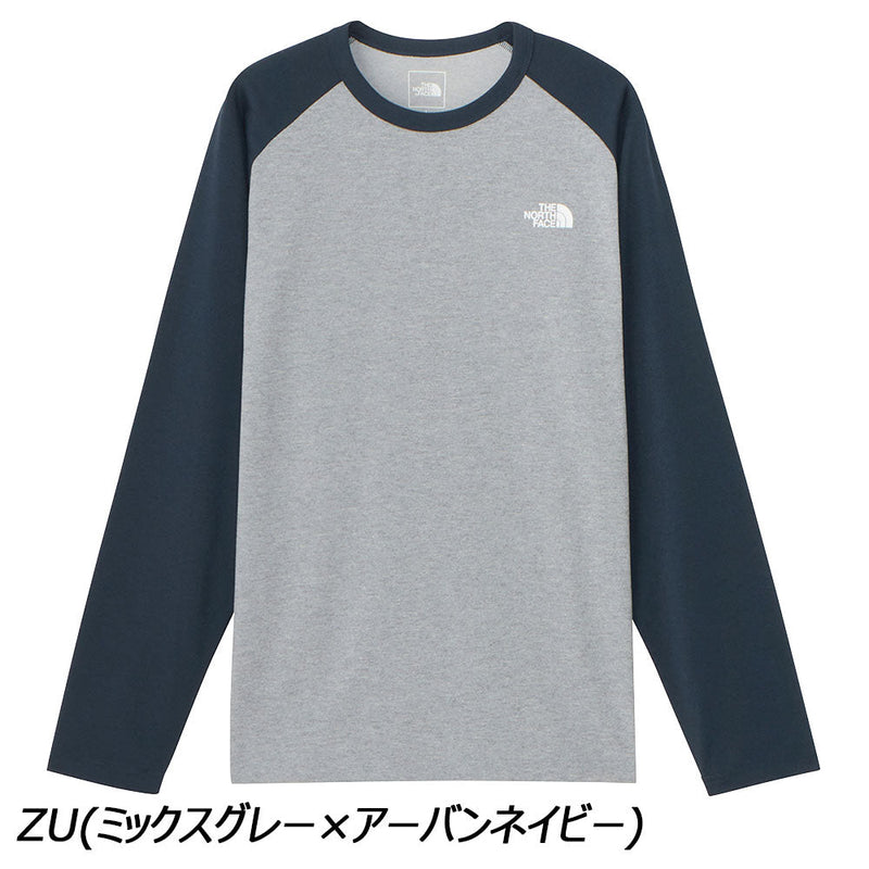 ノースフェイス ロングスリーフベースボールヌプシティー NT82386 Tシャツ 長袖 UVケア 静電ケア 抗菌 防臭 メンズ