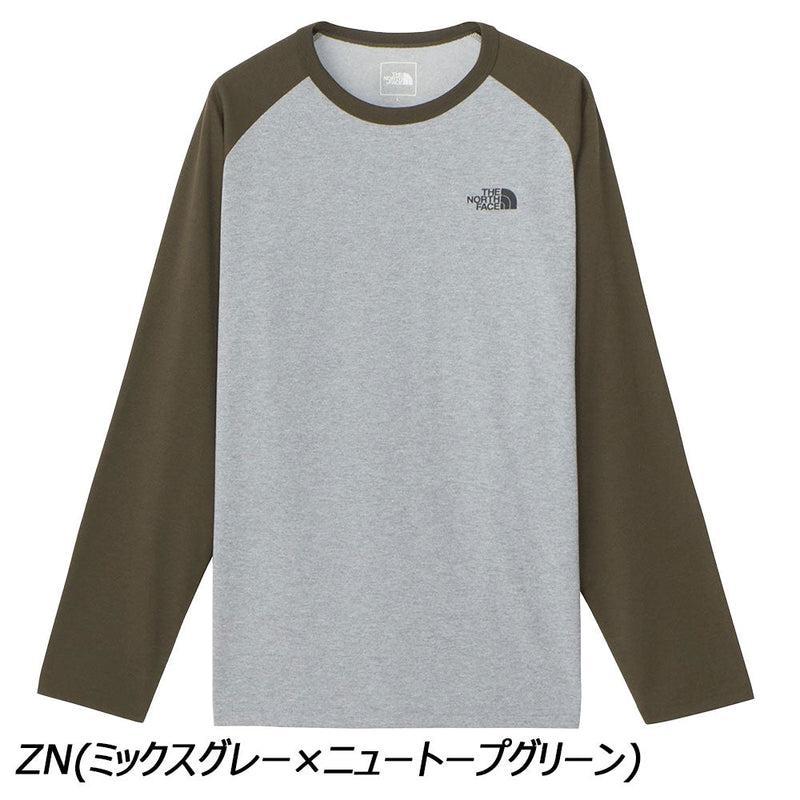 ノースフェイス ロングスリーフベースボールヌプシティー NT82386 Tシャツ 長袖 UVケア 静電ケア 抗菌 防臭 メンズ