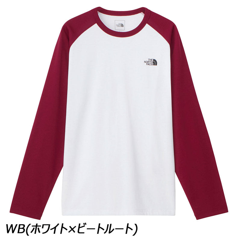 ノースフェイス ロングスリーフベースボールヌプシティー NT82386 Tシャツ 長袖 UVケア 静電ケア 抗菌 防臭 メンズ