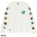 チャムス かせきさいだぁ アラカルトロングスリーブT CH01-2553 Tシャツ 長袖 かせきさいだぁ コラボ メンズ