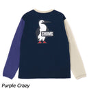 チャムス ブービーロゴロングスリーブTシャツ CH01-2275 Tシャツ 長袖 ユニセックス