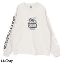 チャムス スペースブービーブラッシュドロングスリーブTシャツ CH01-2633 Tシャツ 長袖 ユニセックス