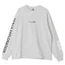 チャムス スペースブービームーンブラッシュドロングスリーブTシャツ CH01-2634 Tシャツ 長袖 オーバーサイズ ユニセックス