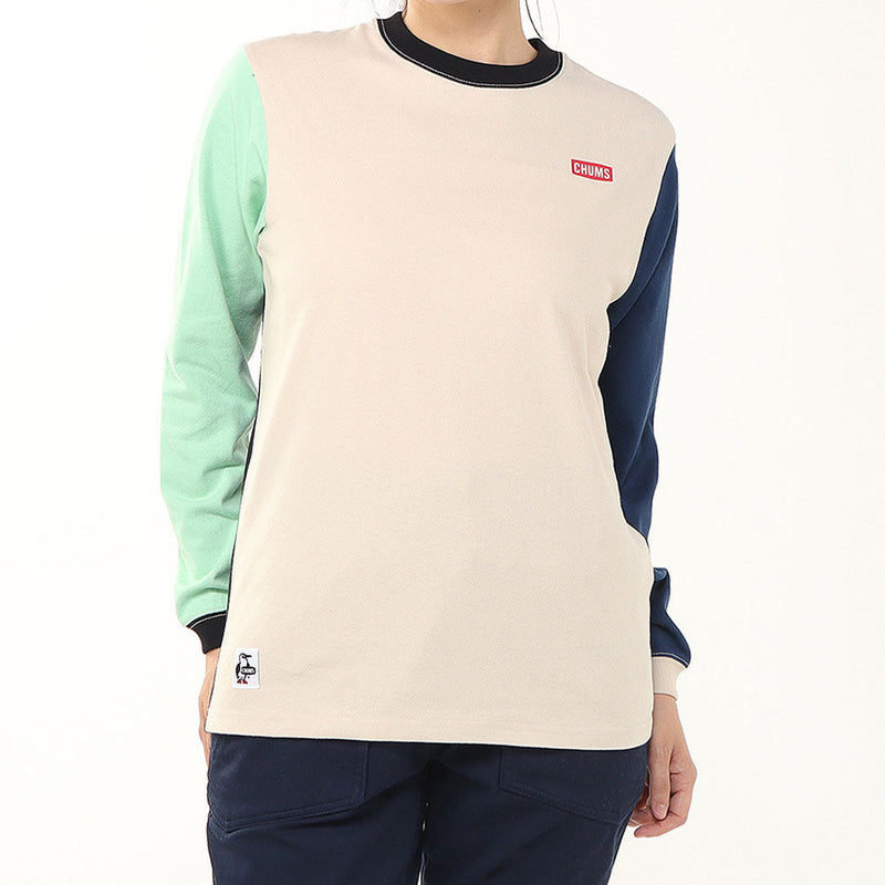 チャムス かせきさいだぁ ハリケーンガールブラッシュドロングスリーブTシャツ CH01-2635 Tシャツ 長袖 ユニセックス