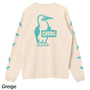 チャムス かせきさいだぁ パターンブラッシュドロングスリーブTシャツ CH01-2636 Tシャツ 長袖 ユニセックス