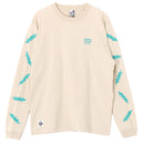 チャムス かせきさいだぁ パターンブラッシュドロングスリーブTシャツ CH01-2636 Tシャツ 長袖 ユニセックス