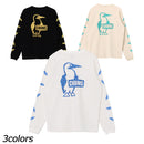 チャムス かせきさいだぁ パターンブラッシュドロングスリーブTシャツ CH01-2636 Tシャツ 長袖 ユニセックス