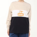 チャムス カーンズパネルロングスリーブTシャツ CH01-2652 Tシャツ 長袖 オーバーサイズ ユニセックス