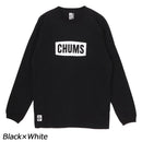 チャムス チャムスロゴブラッシュドロングスリーブTシャツ CH01-2666 Tシャツ 長袖 ユニセックス 定番 人気