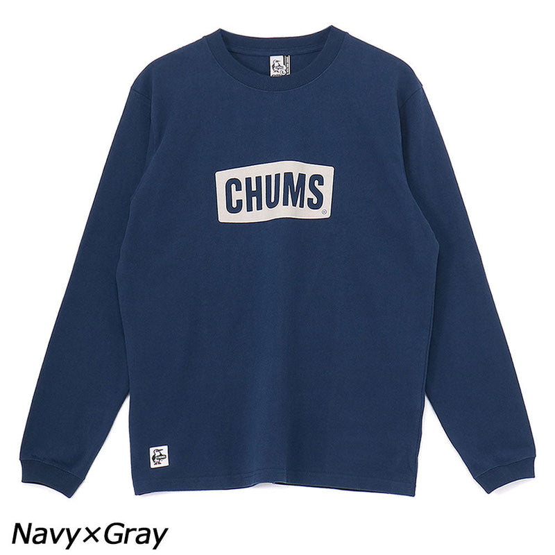 チャムス チャムスロゴブラッシュドロングスリーブTシャツ CH01-2666 Tシャツ 長袖 ユニセックス 定番 人気