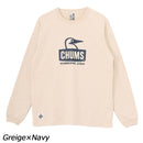 チャムス ブービーフェイスブラッシュドロングスリーブTシャツ CH01-2667 Tシャツ 長袖 ユニセックス 定番 人気 親子お揃い