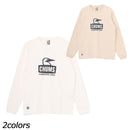 チャムス ブービーフェイスブラッシュドロングスリーブTシャツ CH01-2667 Tシャツ 長袖 ユニセックス 定番 人気 親子お揃い