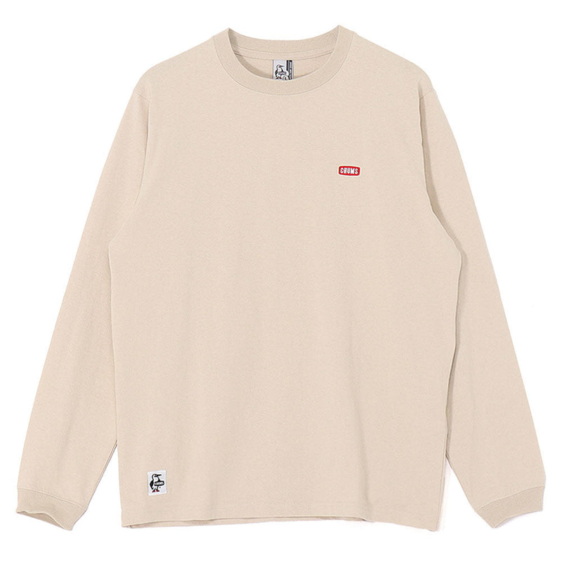 チャムス ブービーロゴブラッシュドロングスリーブTシャツ CH01-2668 Tシャツ 長袖 ユニセックス 定番 人気 親子お揃い