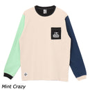 チャムス ブービーフェイスポケットブラッシュドロングスリーブTシャツ CH01-2670 Tシャツ 長袖 ポケット付 ユニセックス