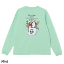 チャムス ホットチョコレートポケットブラッシュドロングスリーブTシャツ CH01-2659 Tシャツ 長袖 ポケット付 ユニセックス 親子お揃い