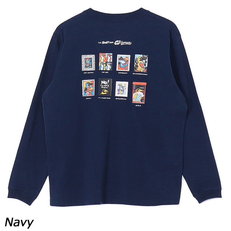 チャムス アートブービーブラッシュドロングスリーブTシャツ CH01-2664 Tシャツ 長袖 ユニセックス