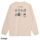 チャムス アートブービーブラッシュドロングスリーブTシャツ CH01-2664 Tシャツ 長袖 ユニセックス