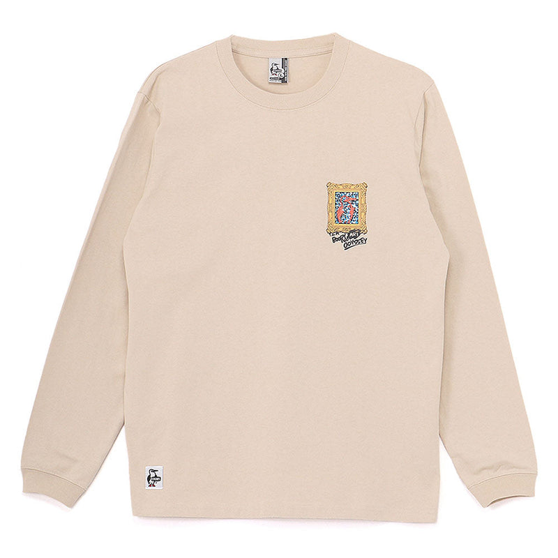 チャムス アートブービーブラッシュドロングスリーブTシャツ CH01-2664 Tシャツ 長袖 ユニセックス