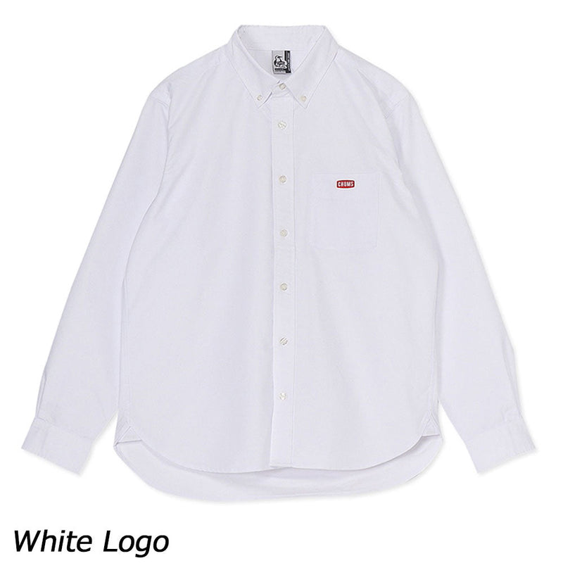 チャムス チャムスオックスロングスリーブシャツ CH02-1230 シャツ 長袖 ボタンダウン ユニセックス