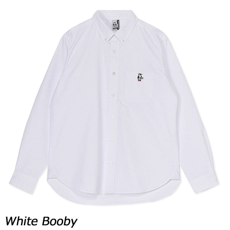 チャムス チャムスオックスロングスリーブシャツ CH02-1230 シャツ 長袖 ボタンダウン ユニセックス