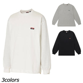 ナンガ エコハイブリッド ボックスロゴ エンブロイダリー ロングスリーブTシャツ Tシャツ 長袖 ユニセックス