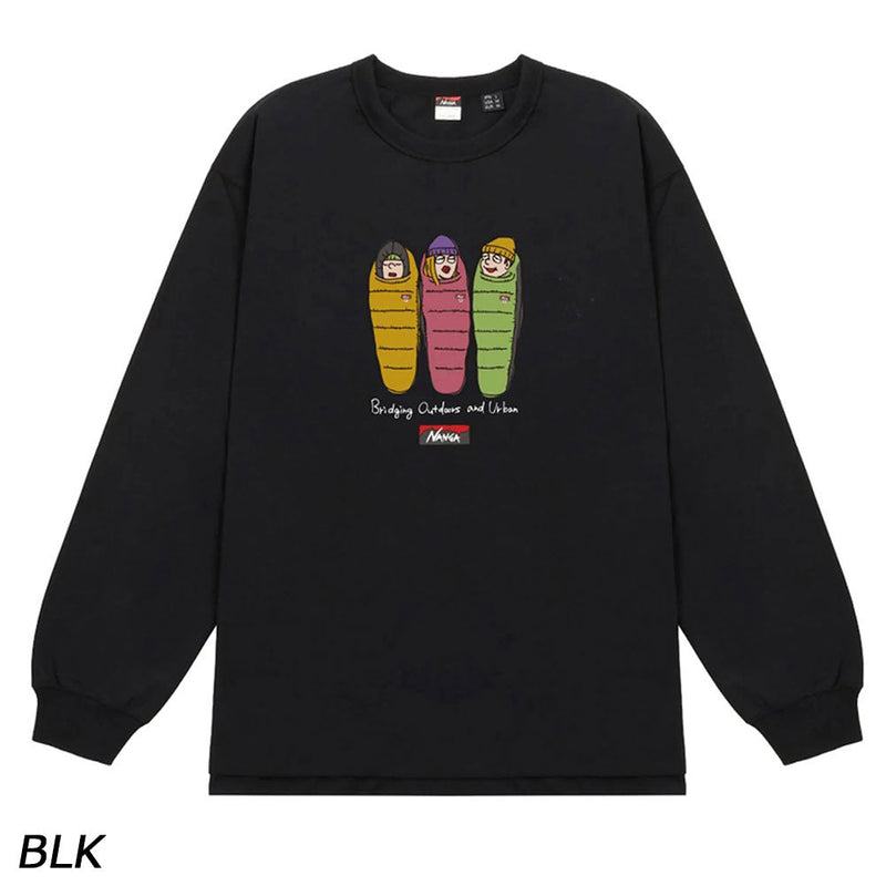 ナンガ エコハイブリッド ロングスリーブ Tシャツ/3SLB Tシャツ 長袖 ユニセックス 親子お揃い