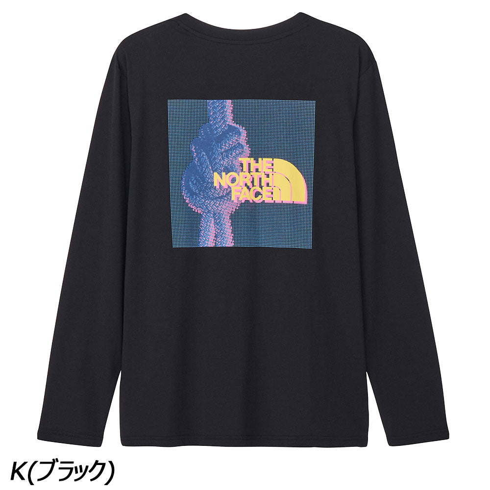 ノースリーブス ノースフェイス ロングスリーブ イーエス エイトノットティー