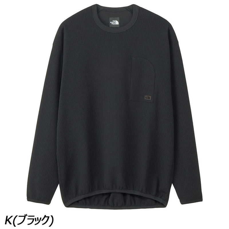 ノースフェイス エンライドワッフルクルー NT62560 Tシャツ 長袖 ワッフル生地 UVプロテクト ユニセックス 自転車