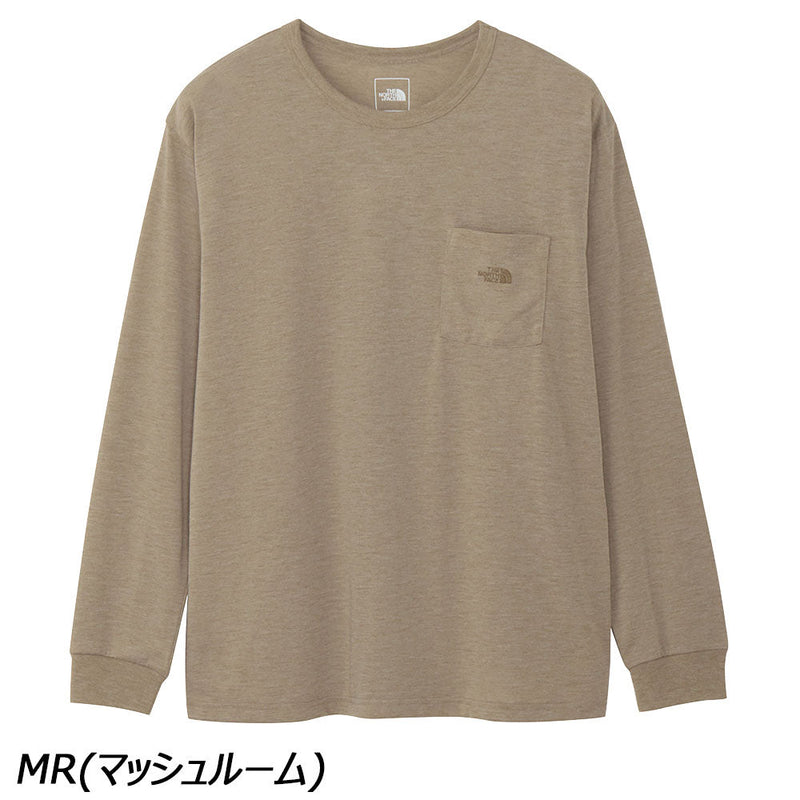 ノースフェイス ロングスリーブハイカーズティー NT62501 Tシャツ 長袖 胸ポケット UVケア 抗菌 防臭 ユニセックス