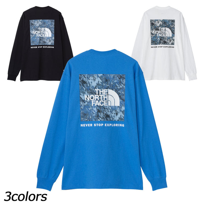 ノースフェイス ロングスリーブスクエアデジタルグラフィックティー NT82545 Tシャツ 長袖 ユニセックス
