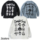 ジムマスター 10.3oz Cheerful SmileスウェットビッグTee G421704 Tシャツ 長袖 ユニセックス