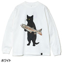 ゴースローキャラバン USA/C イワナ猫 ロングスリーブTEE 341902 Tシャツ 長袖 メンズ 341902