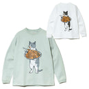ゴースローキャラバン 超ヘビーUSA/C  ナポリタン猫 ロングスリーブ TEE 351909 Tシャツ 長袖 メンズ 351909