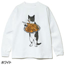 ゴースローキャラバン 超ヘビーUSA/C  ナポリタン猫 ロングスリーブ TEE 351909 Tシャツ 長袖 メンズ 351909