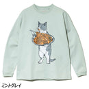 ゴースローキャラバン 超ヘビーUSA/C  ナポリタン猫 ロングスリーブ TEE 351909 Tシャツ 長袖 メンズ 351909