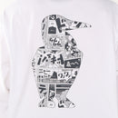 チャムス オノマトペポケットロングスリーブTシャツ CH01-2732 Tシャツ 長袖 オーバーサイズ ユニセックス