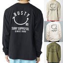 ラスティー ペアテックス バッグニコちゃんロゴ 長袖 UV Tシャツ 914472 Tシャツ 長袖 軽量 速乾 UPF50+ 水陸両用 メンズ