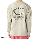 ラスティー ペアテックス バッグニコちゃんロゴ 長袖 UV Tシャツ 914472 Tシャツ 長袖 軽量 速乾 UPF50+ 水陸両用 メンズ