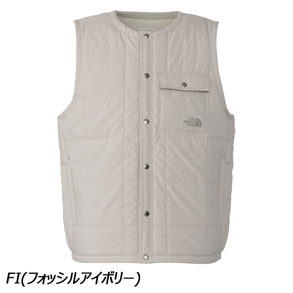 THE NORTH FACE - ザノースフェイス メドウウォームベスト 中綿 ロゴ アウトドア M ブラック THE NORTH FACE セール ノースフェイス メドウウォームベスト