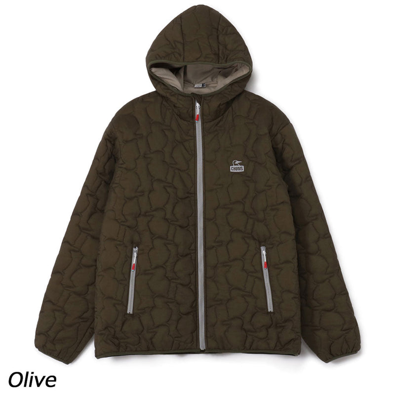 チャムス ブービーステッチパテッドパーカー CH04-1468 ジャケット フード付 キルティング 中綿 ユニセックス
