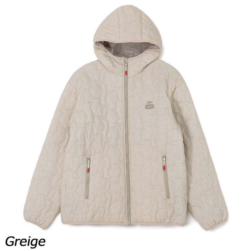 チャムス ブービーステッチパテッドパーカー CH04-1468 ジャケット フード付 キルティング 中綿 ユニセックス