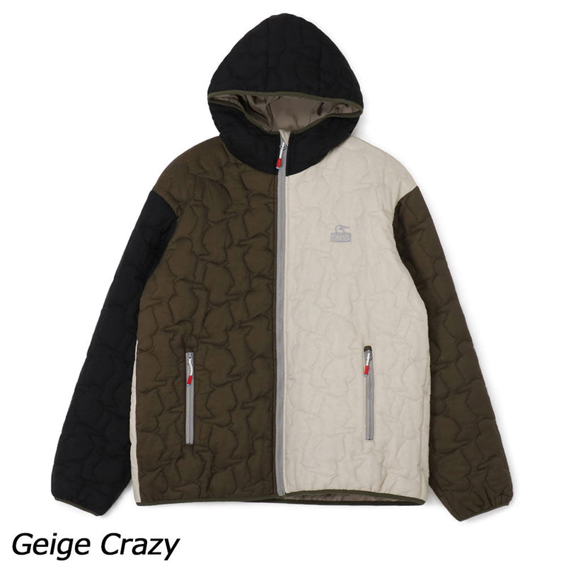 チャムス ブービーステッチパテッドパーカー CH04-1468 ジャケット フード付 キルティング 中綿 ユニセックス