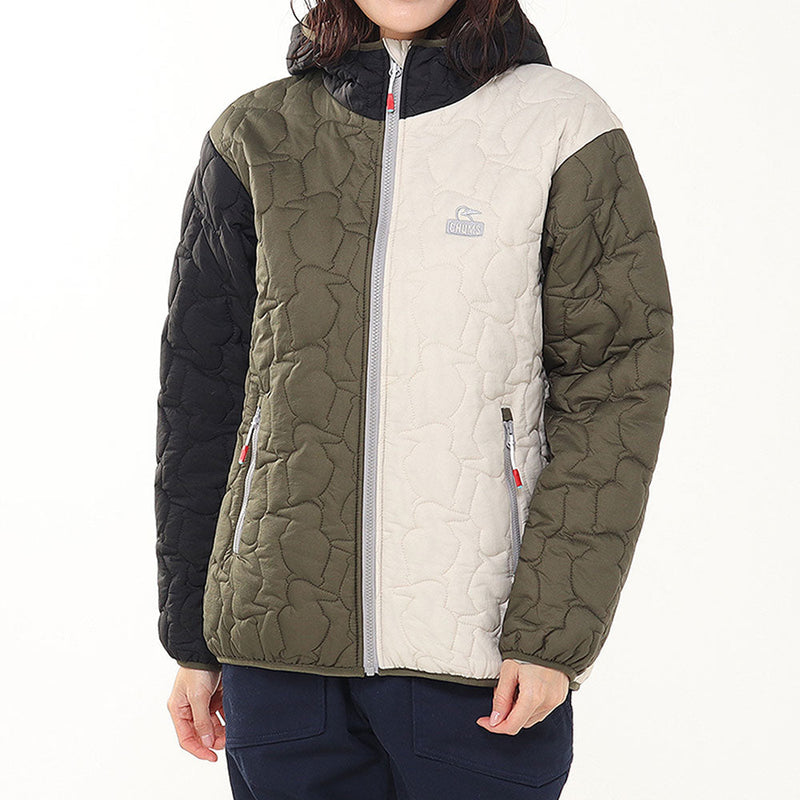 チャムス ブービーステッチパテッドパーカー CH04-1468 ジャケット フード付 キルティング 中綿 ユニセックス