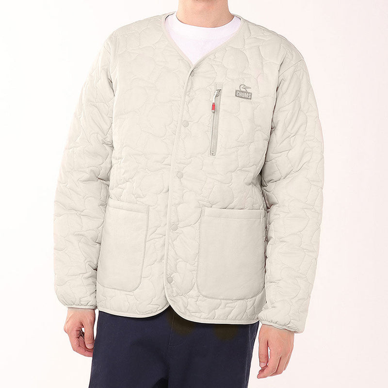 チャムス ブービーステッチパテッドカーディガン CH04-1469 カーディガン キルティング 中綿 ユニセックス