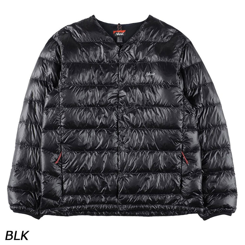 ナンガ セブンデイズ インナー ダウン カーディガン ダウン 薄手 インナー Vネック メンズ