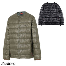 ナンガ セブンデイズ インナー ダウン カーディガン ダウン 薄手 インナー Vネック メンズ