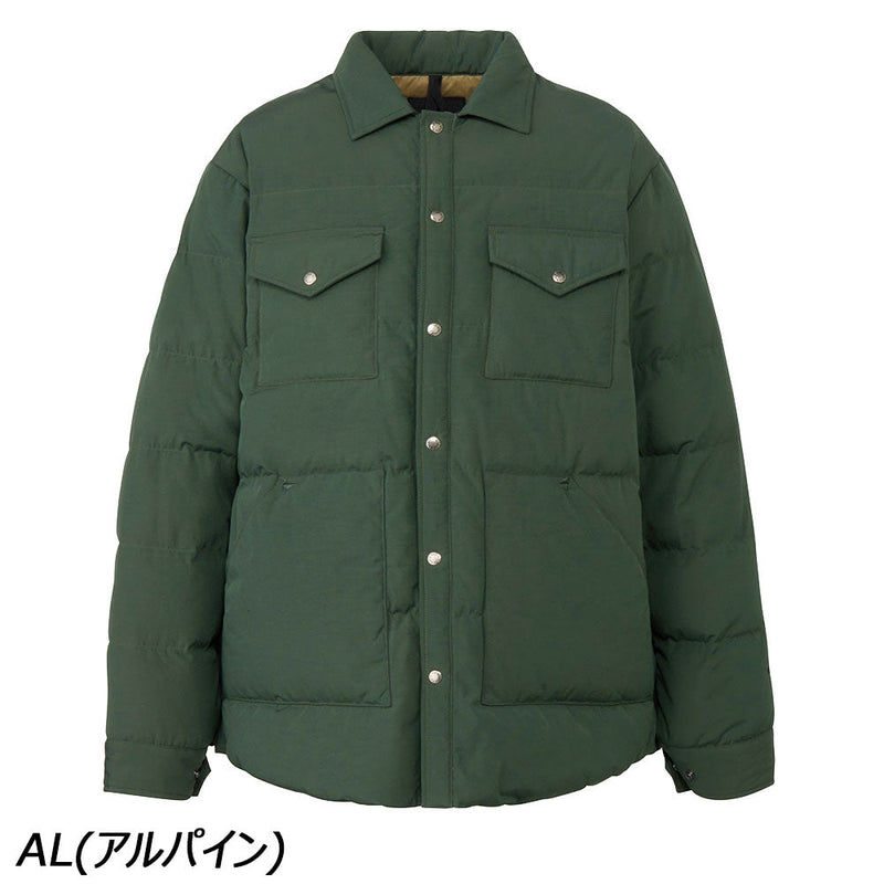 ノースフェイス スタッフドシャツ ND92532 ダウン ダウンシャツ メンズ