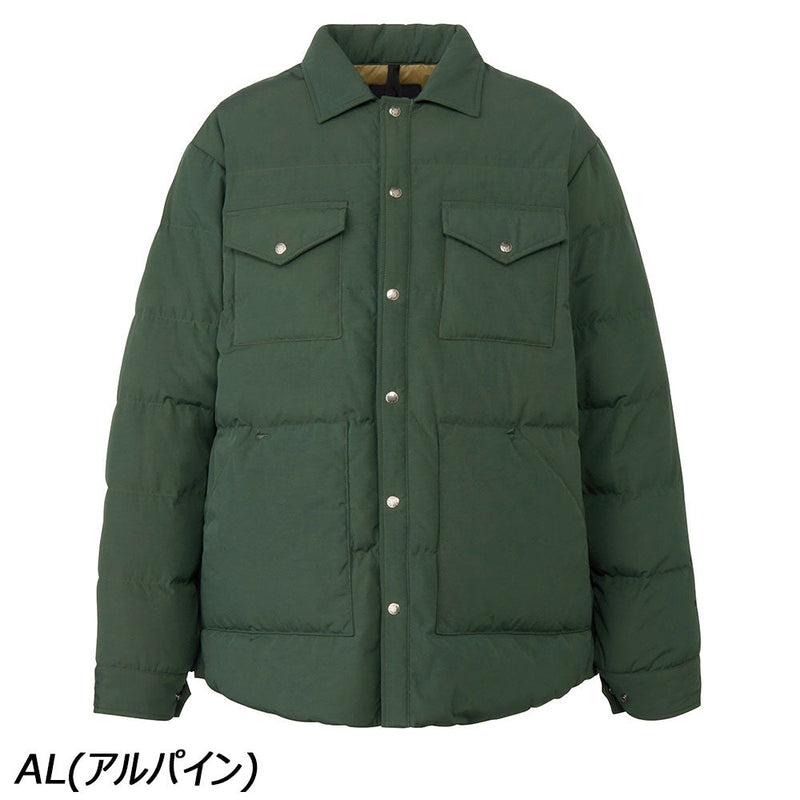 ノースフェイス スタッフドシャツ ND92532 ダウン ダウンシャツ メンズ