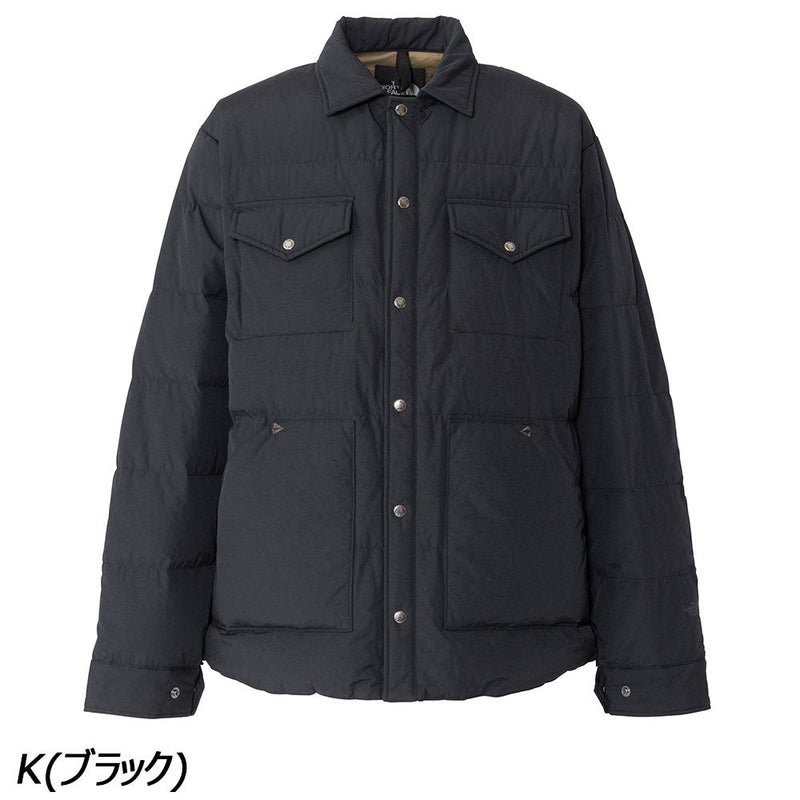 ノースフェイス スタッフドシャツ ND92532 ダウン ダウンシャツ メンズ