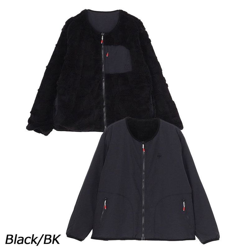 チャムス ブービーエルモリバーシブルジャケット CH04-1478 フリース ジャケット リバーシブル ノーカラー ユニセックス 定番 人気